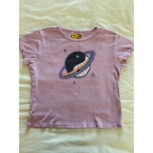 UNIF Planet T-Shirt Y2K Space Cosmic yin yang M